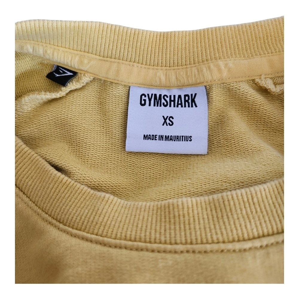 Gymshark Yellow Cropped Sweatshirt - Picture 4 of 4